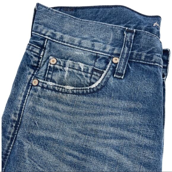 7 FOR ALL MANKIND STANDARD straight jeans SIZE 29 AIRWEFT STANDARD IN FLASH - Picture 7 of 11